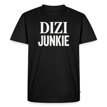 DIZI Junkie Turc Turc Dictons - T-shirt Premium bio Homme - noir - Devant - Nico (187cm)