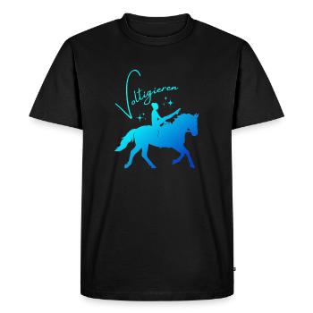 Vaulting Mill – Sport Outfit for Vaulters - Men's Premium Organic T-Shirt - black - Front - Nico (187cm)