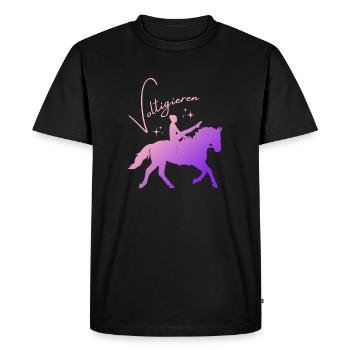 Vaulting Mill – Sport Outfit for Vaulters - Men's Premium Organic T-Shirt - black - Front - Nico (187cm)