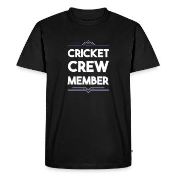 Équipe de cricket - T-shirt Premium bio Homme - noir - Devant - Nico (187cm)