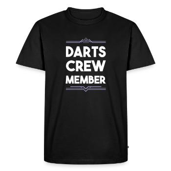 Équipe de fléchettes - T-shirt Premium bio Homme - noir - Devant - Nico (187cm)