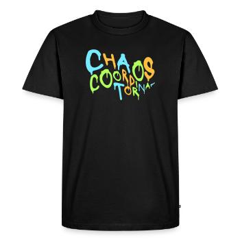 Coordinateur du Chaos Titre drôle Parents Teacher Logo - T-shirt Premium bio Homme - noir - Devant - Nico (187cm)