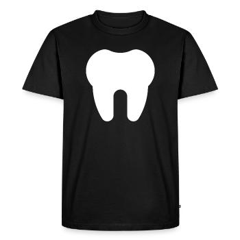 Tooth, Dentist, Dental Practice - Men's Premium Organic T-Shirt - black - Front - Nico (187cm)