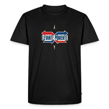Levante Poniente Andalucia Kitesurfing Wind Compas - Men's Premium Organic T-Shirt - black - Front - Nico (187cm)