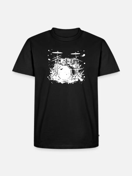 Trapset Sketch - Men's Premium Organic T-Shirt - black