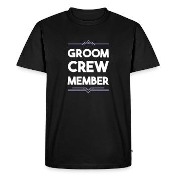 Équipage du palefrenier - T-shirt Premium bio Homme - noir - Devant - Nico (187cm)