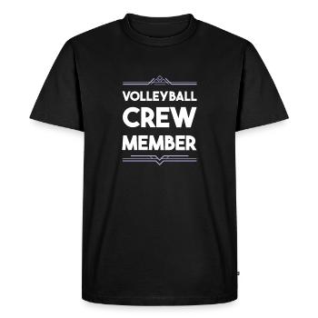 Équipe de volley-ball - T-shirt Premium bio Homme - noir - Devant - Nico (187cm)