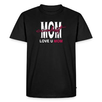 Mom_Coolest_Love_You_Mom - T-shirt Premium bio Homme - noir - Devant - Nico (187cm)