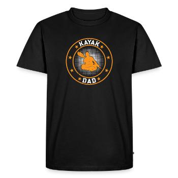 Kayak Papa Kayak Papa Kayakiste - T-shirt Premium bio Homme - noir - Devant - Nico (187cm)
