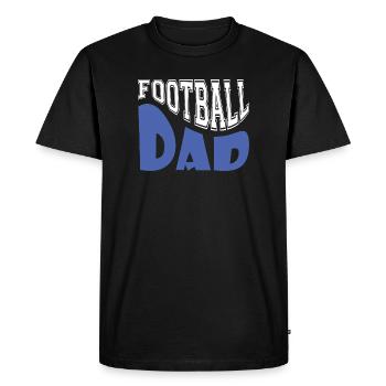 Papa de football fier, cadeau drôle pour fan de sport le jour de match - T-shirt Premium bio Homme - noir - Devant - Nico (187cm)