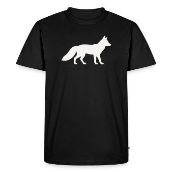 Renard - T-shirt Premium bio Homme - noir - Devant - Nico (187cm)