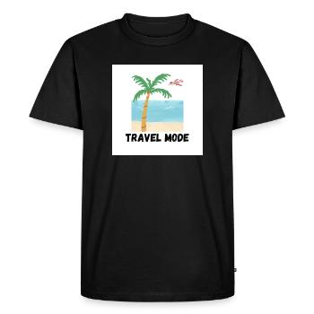 Mode Voyage Conception de plages tropicales - T-shirt Premium bio Homme - noir - Devant - Nico (187cm)