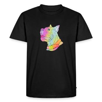 Cane Corso - Men's Premium Organic T-Shirt - black - Front - Nico (187cm)