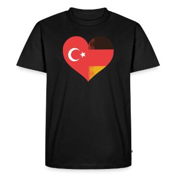 Turquie allemande - T-shirt Premium bio Homme - noir - Devant - Nico (187cm)