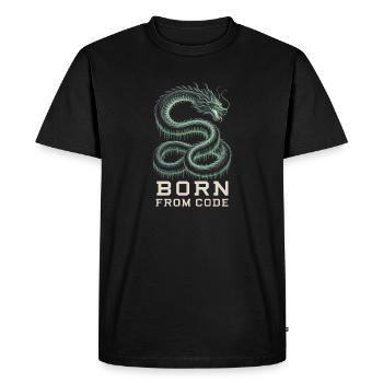 Programmers – Coding Developers & Computer Scientists - Men's Premium Organic T-Shirt - black - Front - Nico (187cm)