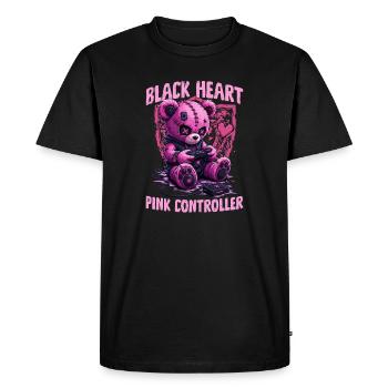 Pastel Goth Soft Goth Gaming Gamer - T-shirt Premium bio Homme - noir - Devant - Nico (187cm)