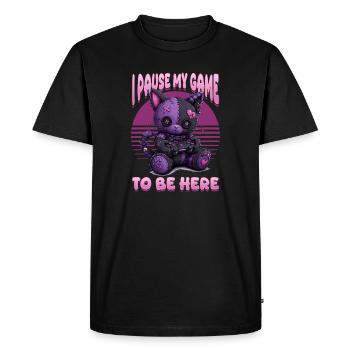 Pastel Goth Soft Goth Gaming Gamer - T-shirt Premium bio Homme - noir - Devant - Nico (187cm)