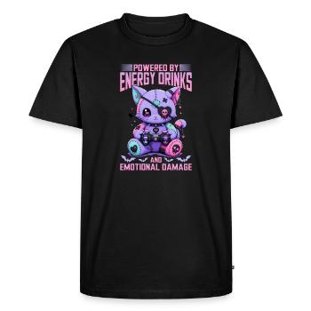 Pastel Goth Soft Goth Gaming Gamer - T-shirt Premium bio Homme - noir - Devant - Nico (187cm)
