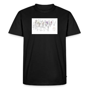 Acrock - T-shirt Premium bio Homme - noir - Devant - Nico (187cm)