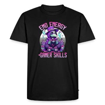 Pastel Goth Soft Goth Gaming Gamer - T-shirt Premium bio Homme - noir - Devant - Nico (187cm)