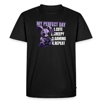 Pastel Goth Soft Goth Gaming Gamer - T-shirt Premium bio Homme - noir - Devant - Nico (187cm)