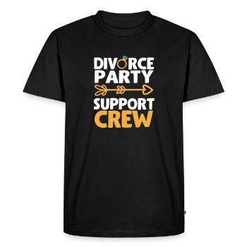 Divorce - T-shirt Premium bio Homme - noir - Devant - Nico (187cm)