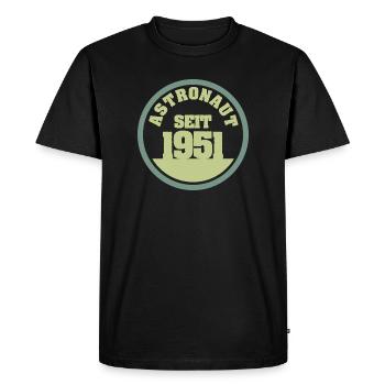 1951 - T-shirt Premium bio Homme - noir - Devant - Nico (187cm)