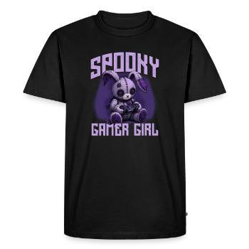 Pastel Goth Soft Goth Gaming Gamer - T-shirt Premium bio Homme - noir - Devant - Nico (187cm)
