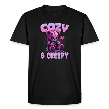Pastel Goth Soft Goth Gaming Gamer - T-shirt Premium bio Homme - noir - Devant - Nico (187cm)