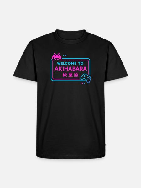 Welcome to Akihabara - T-shirt Premium bio Homme - noir