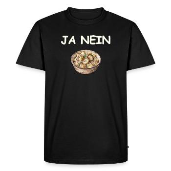 Ja Nein Kartoffelsalat - T-shirt Premium bio Homme - noir - Devant - Nico (187cm)
