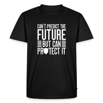 Un costume d’agent d’assurance peut protéger Medicare - T-shirt Premium bio Homme - noir - Devant - Nico (187cm)