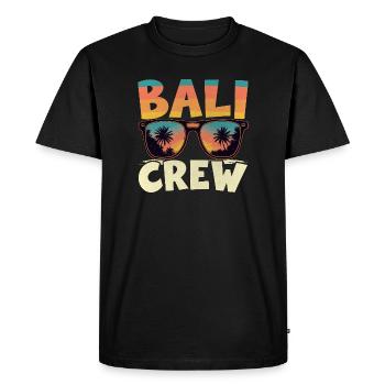 Équipage de Bali - T-shirt Premium bio Homme - noir - Devant - Nico (187cm)