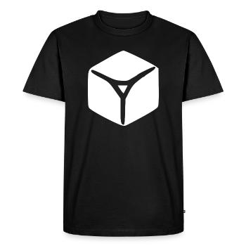 Glaçons blancs cadeau - T-shirt Premium bio Homme - noir - Devant - Nico (187cm)
