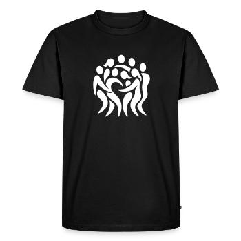 Orgie - Pure Passion - T-shirt Premium bio Homme - noir - Devant - Nico (187cm)