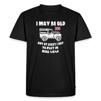 I_Got_to_Play_4x4 - T-shirt Premium bio Homme - noir - Devant - Nico (187cm)