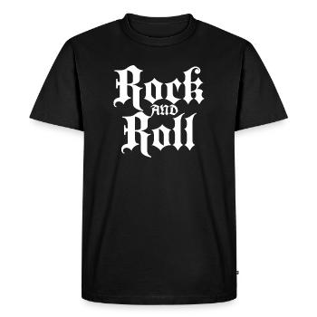 Tatouage gothique rock and roll - T-shirt Premium bio Homme - noir - Devant - Nico (187cm)