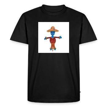 Motif de l’Enfant Épouvantail Susi - T-shirt Premium bio Homme - noir - Devant - Nico (187cm)