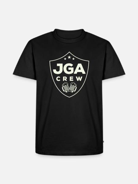 jga_crew_wappen- - T-shirt Premium bio Homme - noir