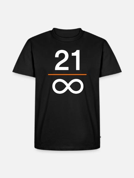 Bitcoin digitales Geld Wertspeicher Finanzen - Männer Premium Bio T-Shirt - Schwarz