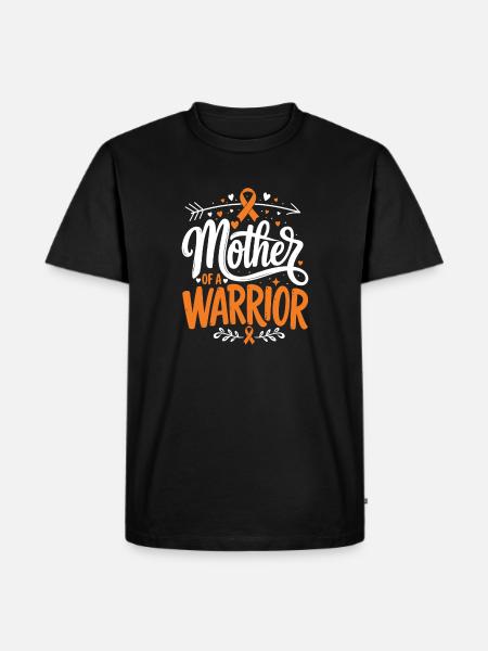 Mutter eines Kriegers – Leukämie-Bewusstsein - Männer Premium Bio T-Shirt - Schwarz
