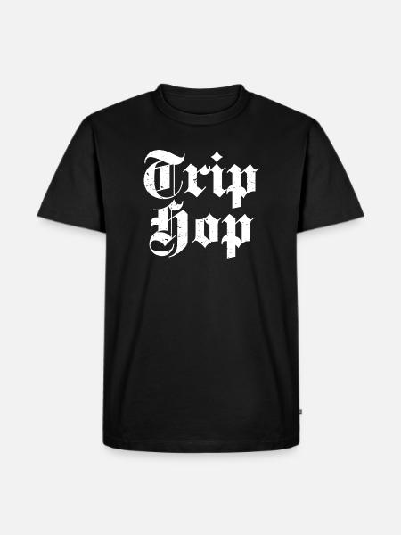 Gotische Trip-Hop-Typografie - Männer Premium Bio T-Shirt - Schwarz