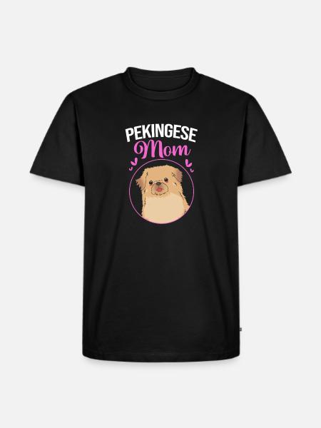 Pekinese Peningese - Männer Premium Bio T-Shirt - Schwarz