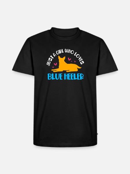 Australian Cattle Dog - Männer Premium Bio T-Shirt - Schwarz