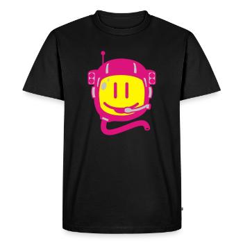 astronaut - T-shirt Premium bio Homme - noir - Devant - Nico (187cm)