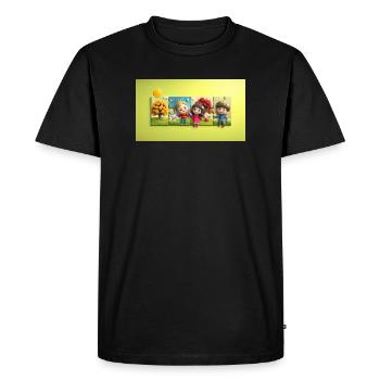 Kids Puzzle Adventure Multicolor - Men's Premium Organic T-Shirt - black - Front - Nico (187cm)