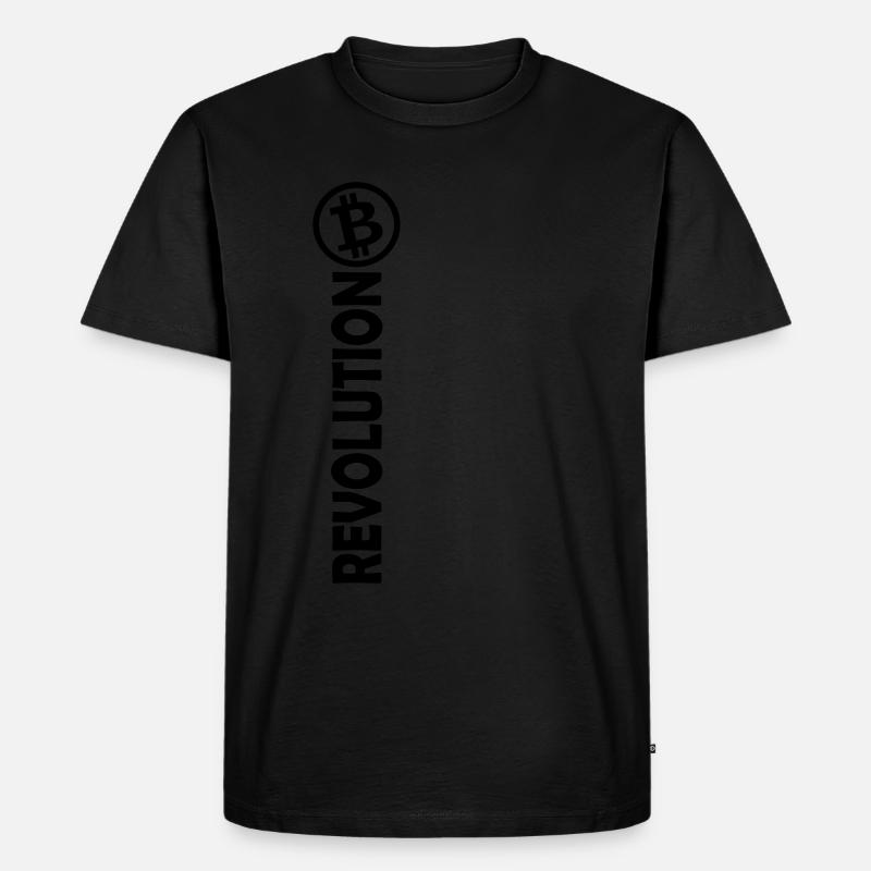 Revolution,bitcoin, coole - Männer Premium Bio T-Shirt - undefined