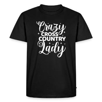 Crazy Cross Country Lady - T-shirt Premium bio Homme - noir - Devant - Nico (187cm)
