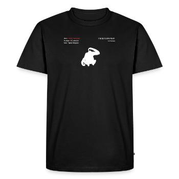 Orangutan - Men's Premium Organic T-Shirt - black - Front - Nico (187cm)