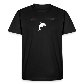 Vaquita - Men's Premium Organic T-Shirt - black - Front - Nico (187cm)
